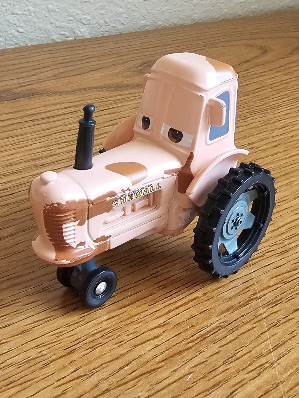 Cars Pink Tractor Diecast Cow Holstien Heifer Toy 2.5 In Mcqueen Disney Chewall